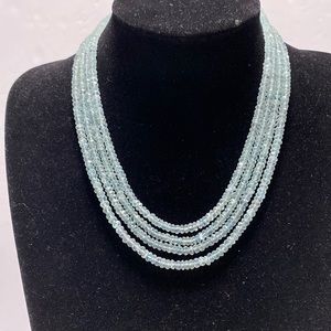 Vintage multiple strands necklace. N16